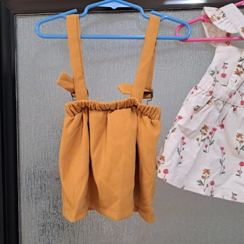 infant girl dresses size‎ 0-3 flower and overall dresses